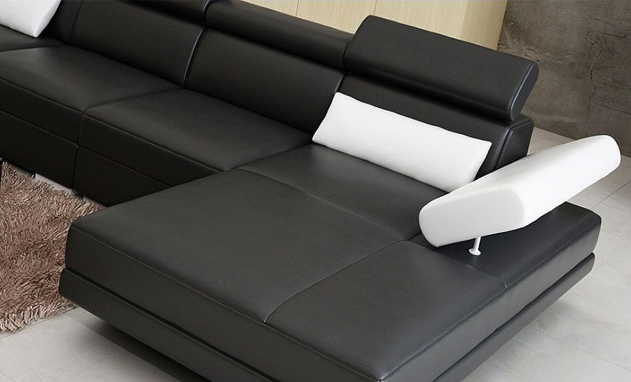 Gwen - 3SC - Leather Sofa Lounge Set